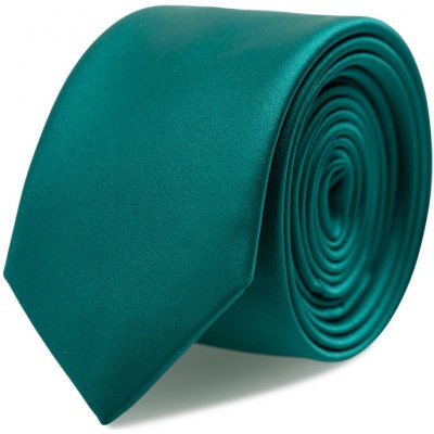 Brinkleys Slim kravata s kapesníčkem smaragdová