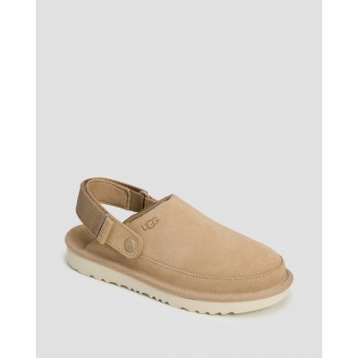 UGG GOLDENSTAR CLOG dětské semišové papuče béžová 1159770K – Sleviste.cz