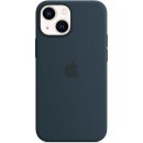 Pouzdro a kryt na mobilní telefon Apple iPhone 13 mini Silicone Case with MagSafe Abyss Blue MM213ZM/A