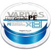 Rybářské lanko Varivas Šňůra High Grade PE X8 Ocean Blue 150m 0,235mm