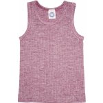 Cosilana dětský nátělník z merino vlny, bavlny a hedvábí vínový – Sleviste.cz