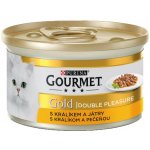 Gourmet Gold kočka pašt. duš.králík a játra 85 g – Hledejceny.cz