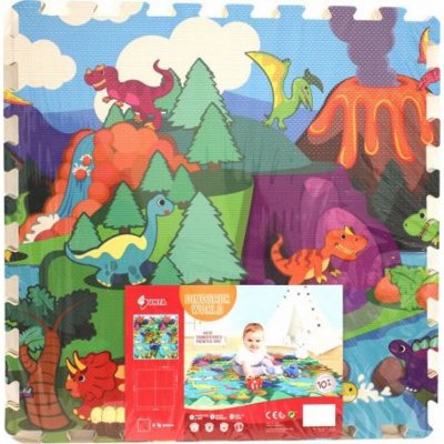 Esuvenýry Měkké bloky na podlahu dinosauři 118 x 118 cm – Zboží Mobilmania