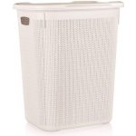 Brilanz Koš ratanový s víkem 50 l, 43 x 34 x 55 cm, krémový – Hledejceny.cz