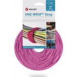 VELCRO® VELCRO® One Wrap® Strap 20mm x 330mm, 10 Popruh se suchým zipem růžová 100 ks – Hledejceny.cz