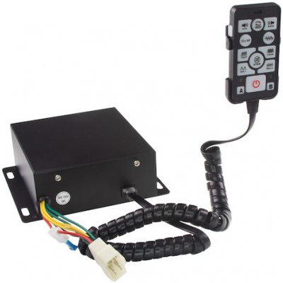 Profesionální výstražný systém s mikrofonem 100W, 12V, SN100WS4 | Zboží Auto