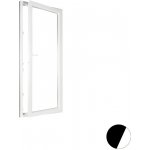 Aluplast jednokřídlové balkonové dveře Palisander/bílá Pravé Dvojsklo 90 x 220 cm – Hledejceny.cz
