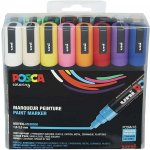 Uni Posca PC-5M 1,8 - 2,5 mm 16 kusů mix barev – Zboží Mobilmania