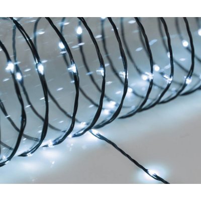 German Světelný LED řetěz 720 mikro LED 54 m 8 funkcí venkovní i vnitřní studená bílá – Zboží Mobilmania