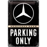 Postershop Plechová cedule: Mercedes-Benz Parking Only - 30x20 cm