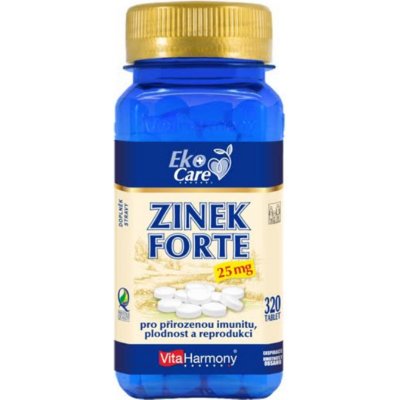 Vita Harmony VE Zinek forte 25 mg 320 tablet – Zboží Mobilmania