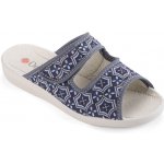 Dámské domácí ortopedické pantofle modro-šedé – Sleviste.cz