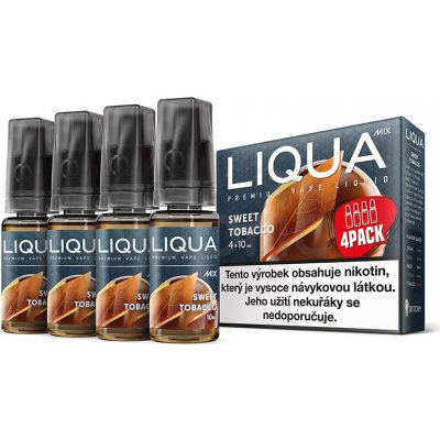Ritchy Liqua MIX 4Pack Sweet Tobacco 4 x 10 ml 12 mg – Zbozi.Blesk.cz