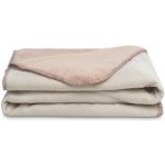 Dormeo Charming fleece deka s kapsou na nohy Růžová 190x130