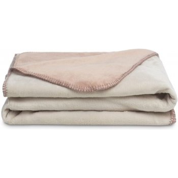 Dormeo Charming fleece deka s kapsou na nohy Růžová 190x130