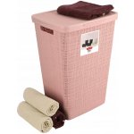 Curver Jute 58 l růžový 08093-204 – Sleviste.cz