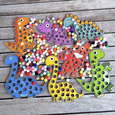 SADA DINOSAUŘI s bambulkami – Hledejceny.cz