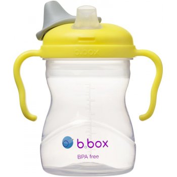 b.box hrneček s pítkem žlutý 240 ml