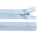 Spirálový zip skrytý No 3 délka 30 cm, malé, 183 modrá ledová – Zboží Mobilmania