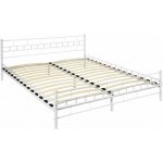 tectake 401721 včetně lamelových roštů bílá – Zboží Mobilmania