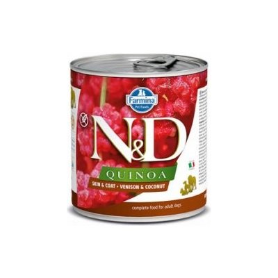 N&D Quinoa Dog Adult Venison & Coconut 2 x 285 g – Zboží Mobilmania