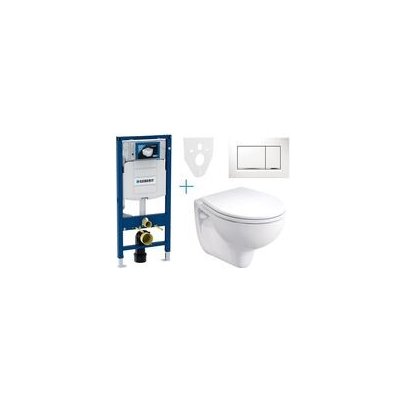 Geberit Duofix tlačítko Sigma30 bílá/chrom lesk WC Kolo Rekord + sedátko 111.300.00.5 EV5 – Zboží Dáma