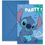 GoDan Pozvánky 6 ks STITCH – Zboží Mobilmania