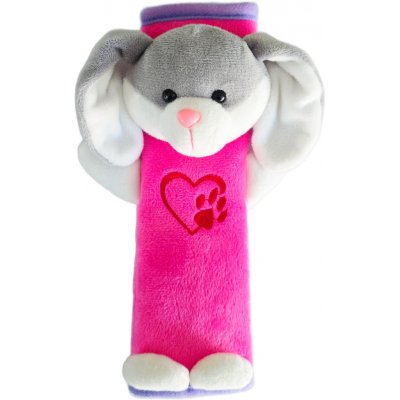 CarComfort Potah bezpečnostního pásu králík růžový – Hledejceny.cz