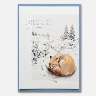 Přání Liška v zimní krajině – Hledejceny.cz