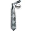 Kravata Soonrich kravata šedá okno kor027