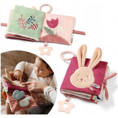 BabyOno Senzorická látková knížka Rabbit Karo pro miminka – Hledejceny.cz