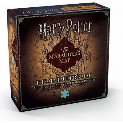 CurePink Harry Potter: The Marauder's Map 89 x 33 cm NOB9457 1000 dílků – Zboží Mobilmania
