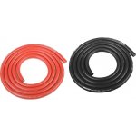 Corally Silikonový kabel 5,5qmm 10AWG 2x 1 m černý a červený – Zbozi.Blesk.cz