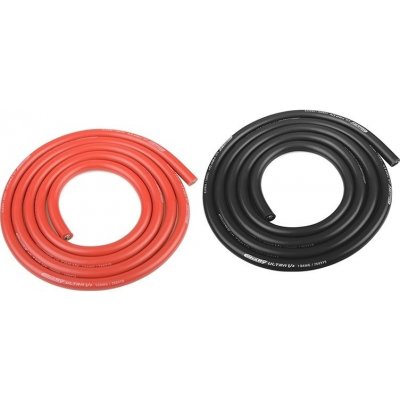 Corally Silikonový kabel 5,5qmm 10AWG 2x 1 m černý a červený – Sleviste.cz
