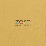 Maki Ubrousky 3N zlatá metalická 33x33cm 20ks – Sleviste.cz