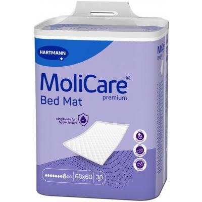 MoliCare Bed Mat 8 kapek savé podložky 60 x 60 cm 30 ks – Sleviste.cz