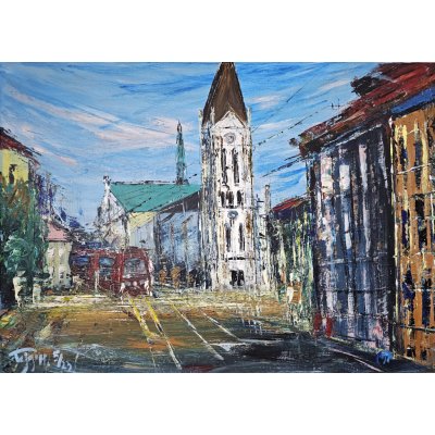 Michal Tejgi, Blumentál, Bratislava, Malba na plátně, akrylové barvy, 70 x 50 cm – Hledejceny.cz