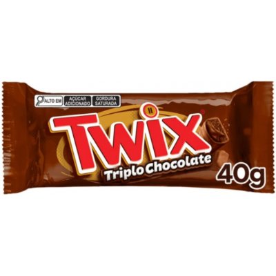 Twix Triplo Chocolate sušenky s náplní s příchutí karamelu a čokolády 40 g – Zbozi.Blesk.cz