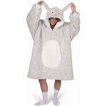 Cozy Noxxiez CH361 Králík hřejivá televizní mikinová deka s kapucí pro teenagery a dospělé – Sleviste.cz