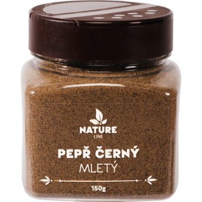 Nature line Pepř černý mletý 150 g dóza – Zbozi.Blesk.cz