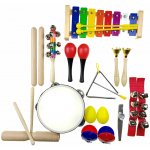 EcoToys sada hudebních nástrojů pro děti Ajka 14 kusů – Zboží Dáma