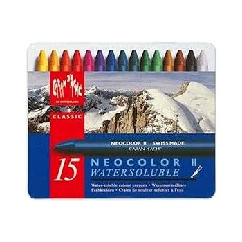 Neocolor II, Caran d´Ache Akvarelové voskové pastely
