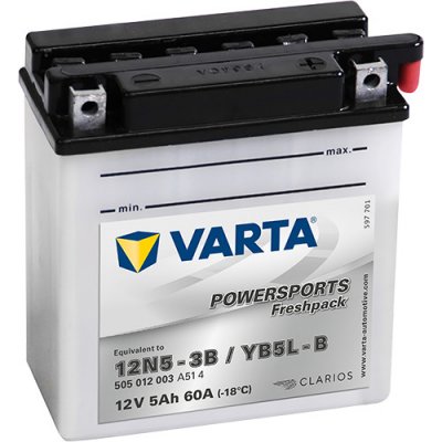 Varta 12N5-3B/YB5L-B, 505012 – Hledejceny.cz