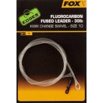 Fox Edges Fluorocarbon Fused Leader 30lb Kwik Change vel.10 – Zboží Dáma