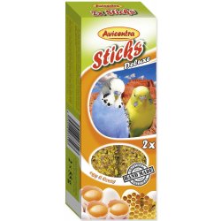 Avicentra Sticks tyčinky vaječné medové pro andulky 110 g