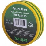 Haupa 263880 Páska izolační PVC 25 mm x 20 m zelenožlutá