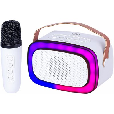 Dětský mikrofon Trevi XR 8A01 Miniparty Karaoke speaker a BT W – Zboží Mobilmania