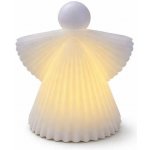 SIRIUS LED svíčka Anděl z pravého vosku na baterie, 11,2 × 12,5 cm, bílý, 2× AA – Hledejceny.cz