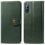 PROTEMIO 21980 LEATHER BUCKLE Peňaženkový obal Sony Xperia L4 zelený – Zboží Mobilmania