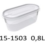 Plast Team Plastová dóza Helsinki transparentní víko 800 ml – Hledejceny.cz